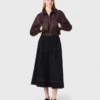 Vintage leren cropped jasje
