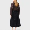 Vintage leren cropped jasje
