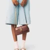Vintage leren Miss M Walk-tas