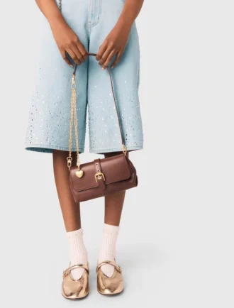 Vintage leren Miss M Walk-tas
