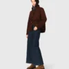 Wide jeans met opgestikte zakken