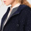 Windjack met capuchon en strass-steentjes
