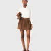 Witte zijden blouse