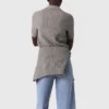 Wollen poloshirt met kraag met strass-steentjes
