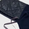 Wollen poncho met capuchon