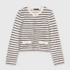 Wollen vest met pailletten