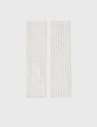 Wollen wanten met strass