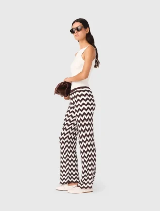 Zigzag gehaakte broek