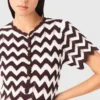 Zigzag gehaakte jurk