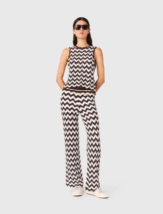 Zigzag gehaakte top