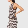 Zigzag gehaakte top