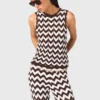 Zigzag gehaakte top