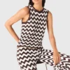 Zigzag gehaakte top