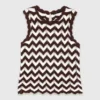 Zigzag gehaakte top