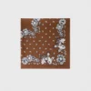 Zijden sjaal met bandana-print