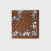Zijden sjaal met bandana-print