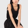 Zijden tanktop