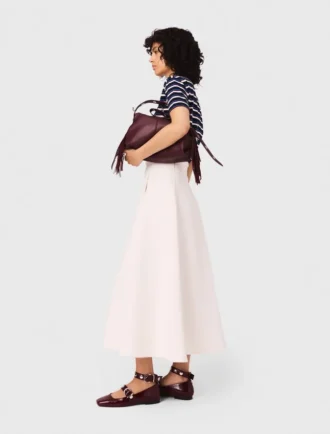 Zware crêpe rok
